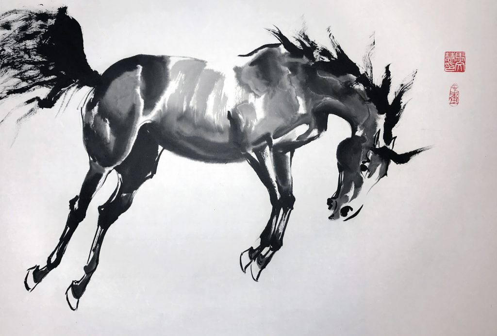 Windhorse 2 – Equine Art by Jeanne Rewa