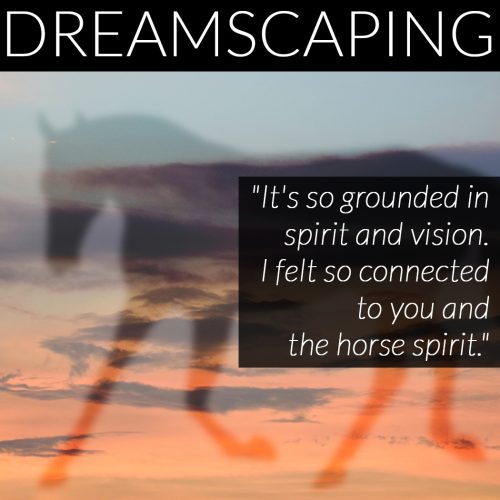 "It's so grounded in spirit and vision.  I felt so connected to you and the horse spirit."